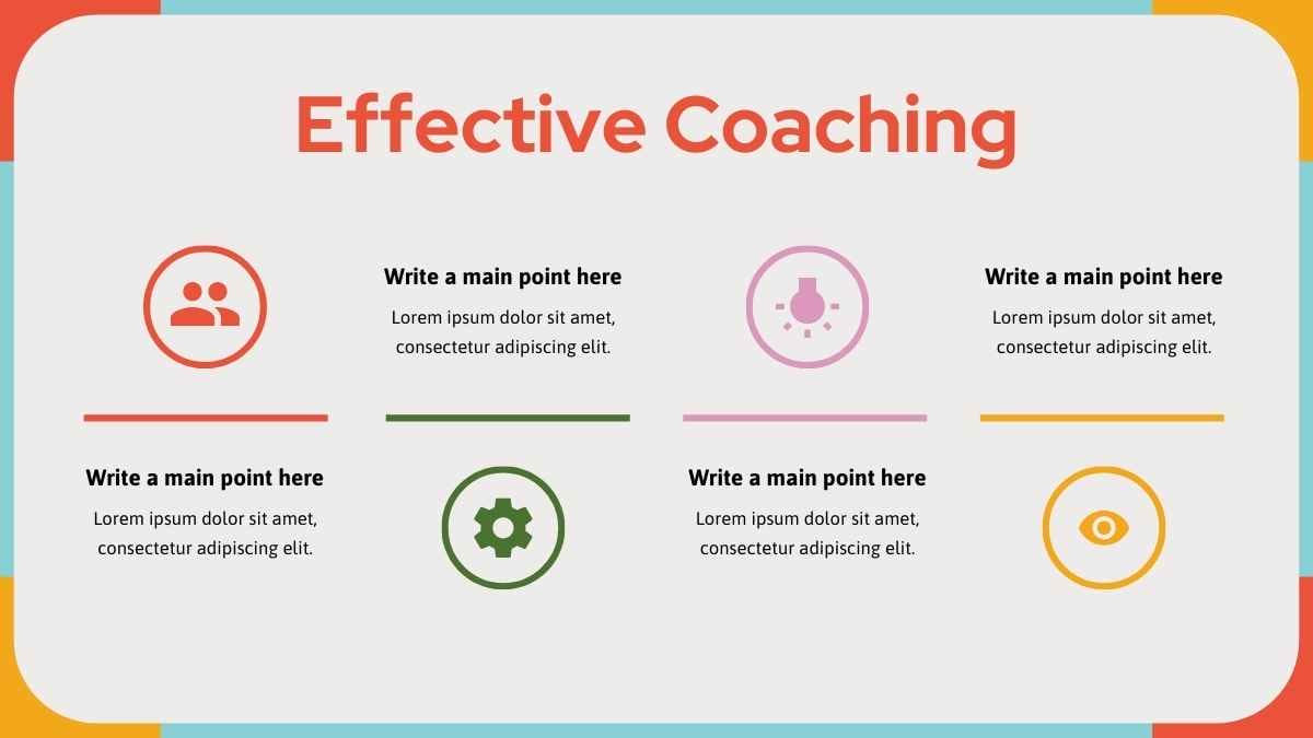 Modern Geometric Coaching Cycle Infographic - slide 12