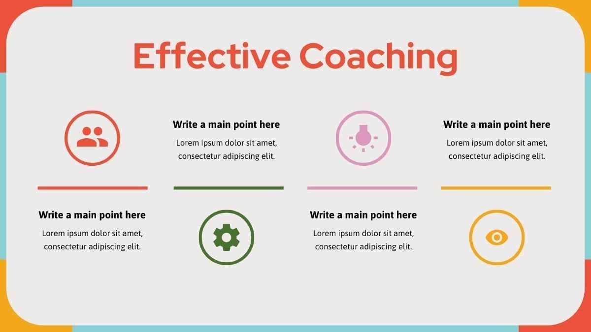 Modern Geometric Coaching Cycle Infographic - slide 12