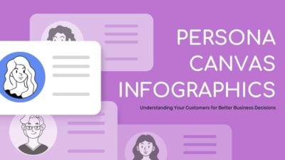 Modern Geometric Persona Canvas Infographics