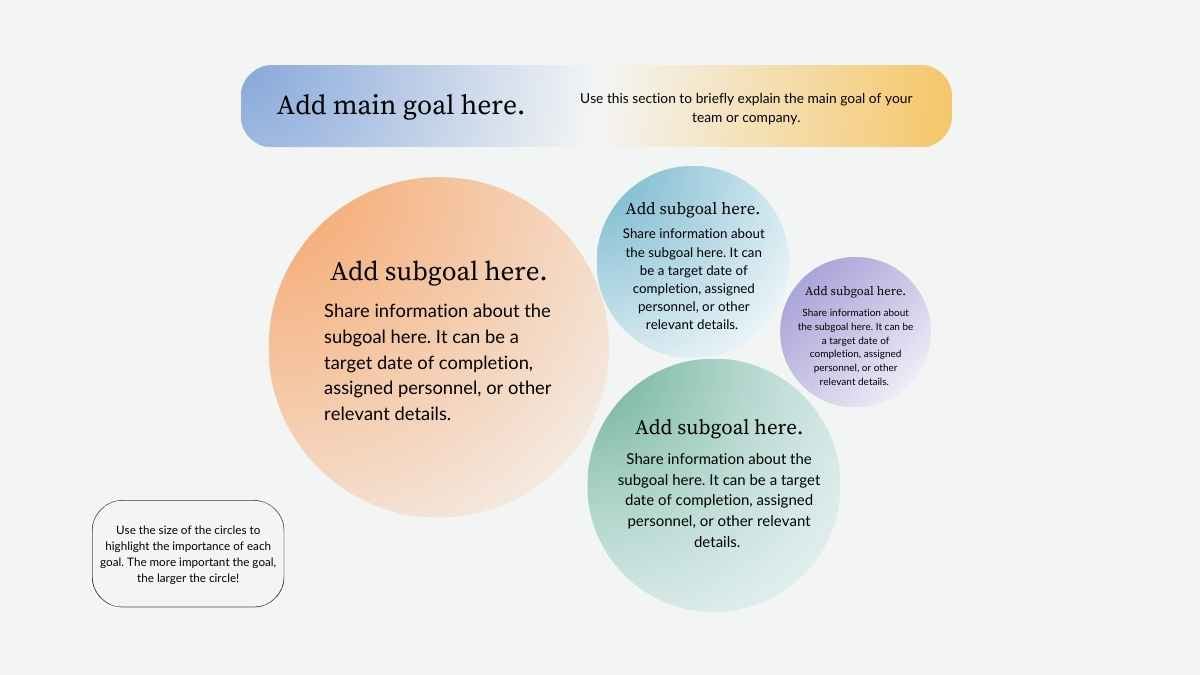 Modern Gradient Business Goal Setting Infographic Slides - slide 4