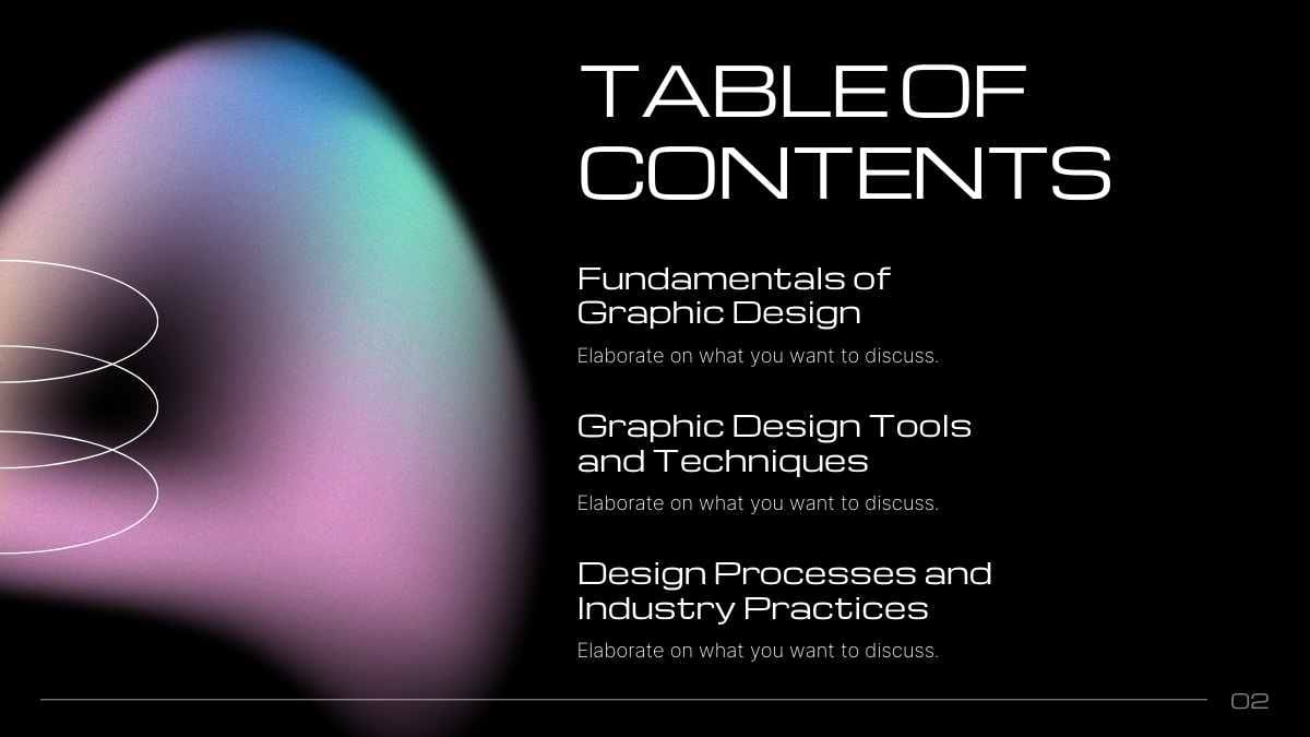 Modern Gradient Graphic Design Modern Professional Slides - slide 2