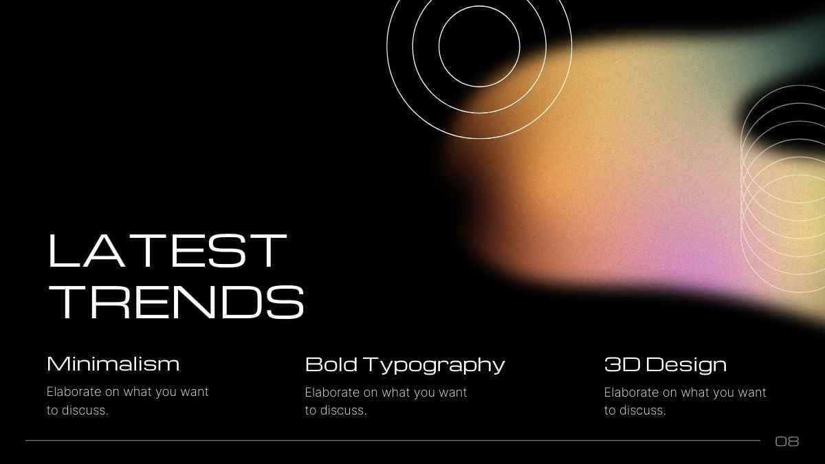 Modern Gradient Graphic Design Modern Professional Slides - slide 8