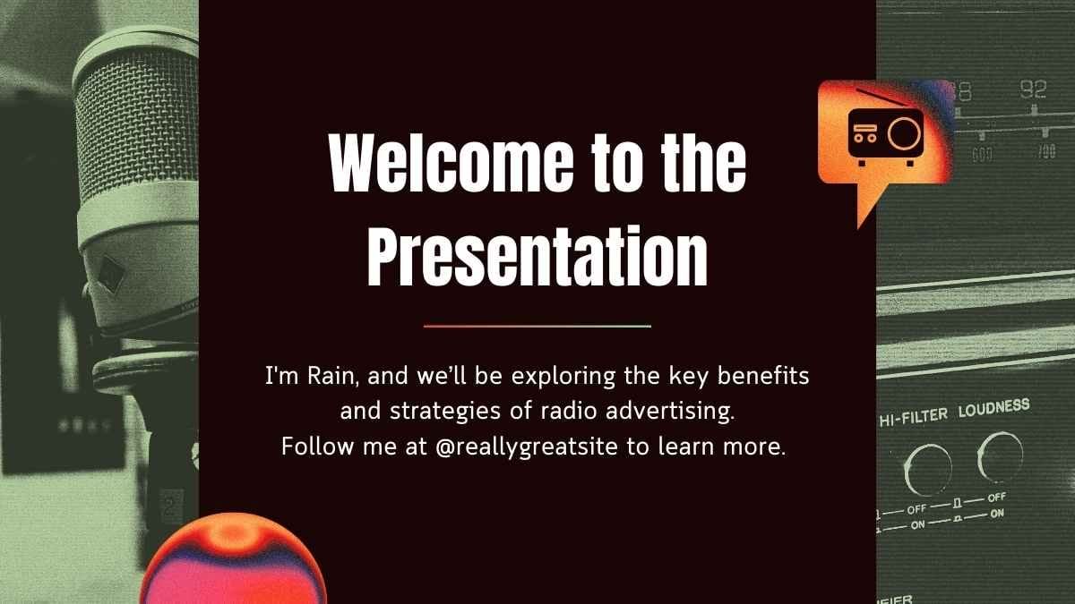 Modern Gradient Radio Advertising Slides - slide 4