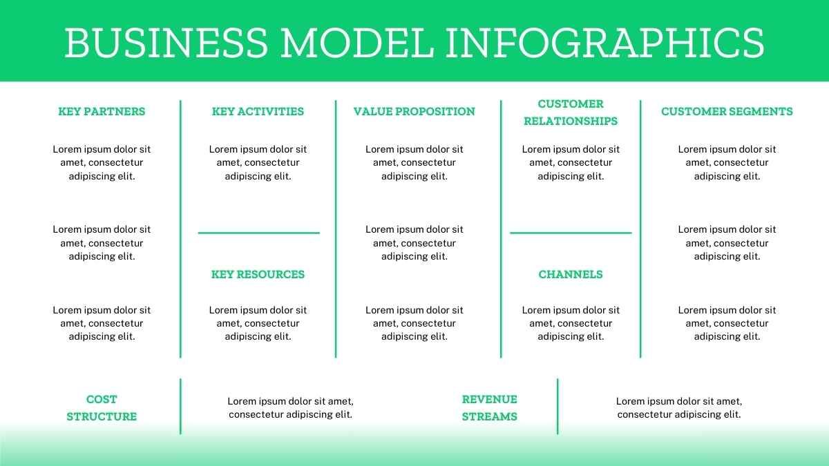 Modern Gradient Startup Canvas Infographics - diapositiva 12