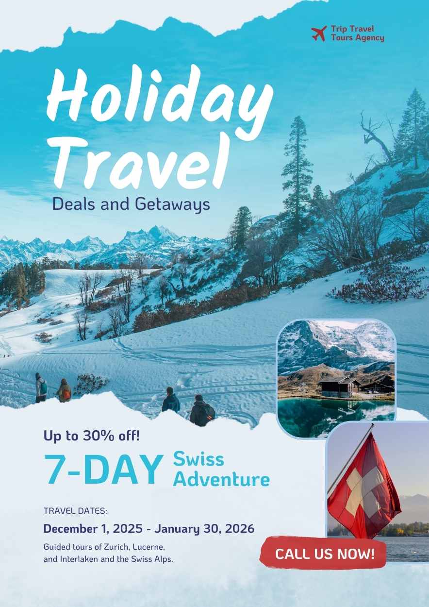 Modern Holiday Travel Deals and Getaways Flyer - slide 5