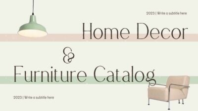 Modern Home Decor and Furniture Catalog Slides