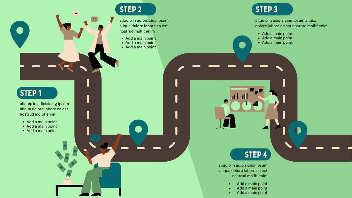 Modern Illustrated Digital Customer Journey Slides - slide 2