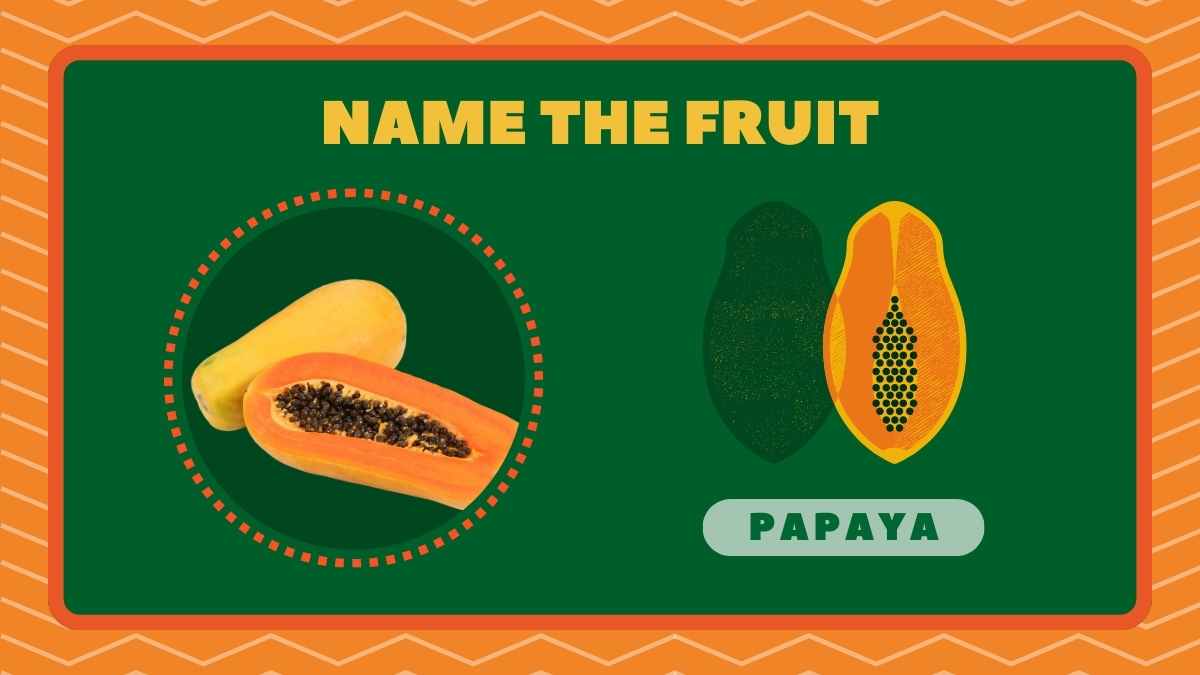 Tarjetas Ilustradas Modernas de Frutas - diapositiva 12