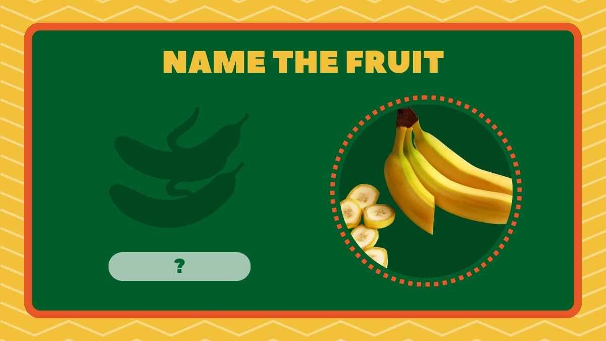 Flashcards de frutas modernas ilustradas - slide 13