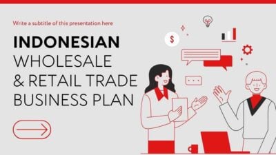 Modern Illustrated Indonesian Wholesale and Retail Trade Business Plan