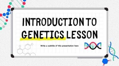 Slides Carnival Google Slides and PowerPoint Template Modern Illustrated Introduction to Genetics Lesson Slides 1