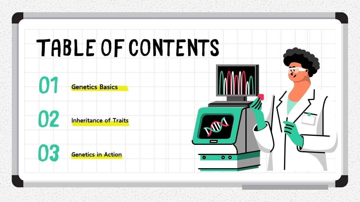 Modern Illustrated Introduction to Genetics Lesson Slides - slide 2