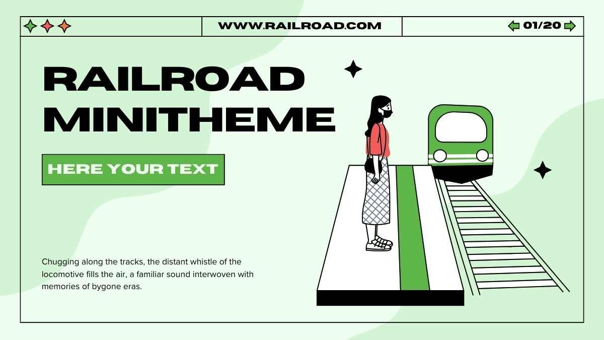 Modern Illustrated Railroad Minitheme - slide 2