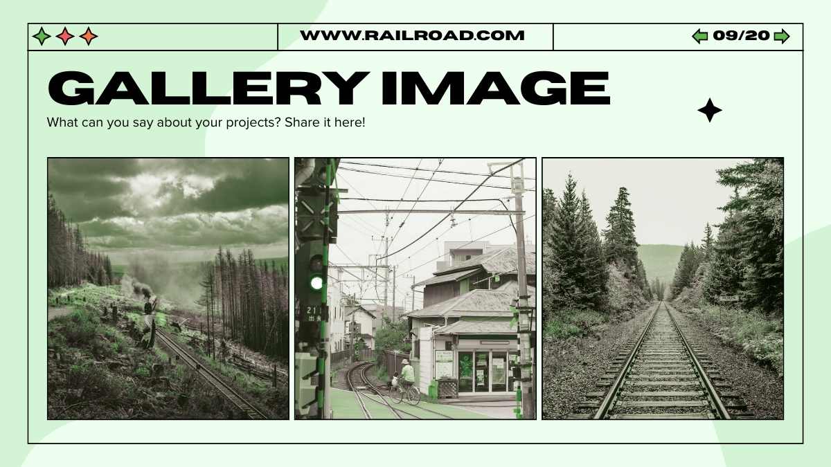 Modern Illustrated Railroad Minitheme - slide 9