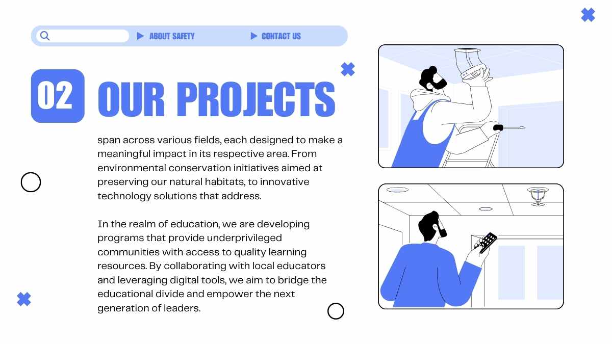 Modern Illustrated Safety Plan Slides For Students - slide 7