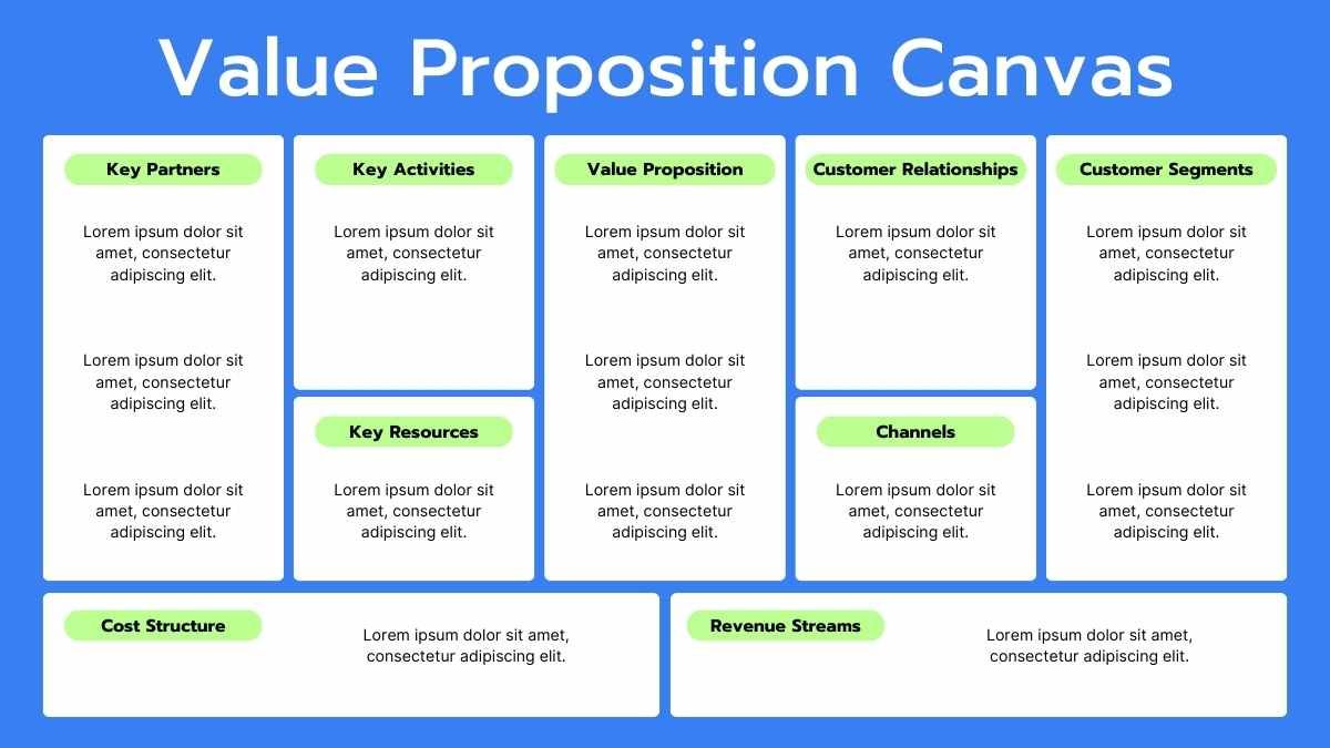 Modern Illustrated Value Proposition Canvas Infographics - diapositiva 13