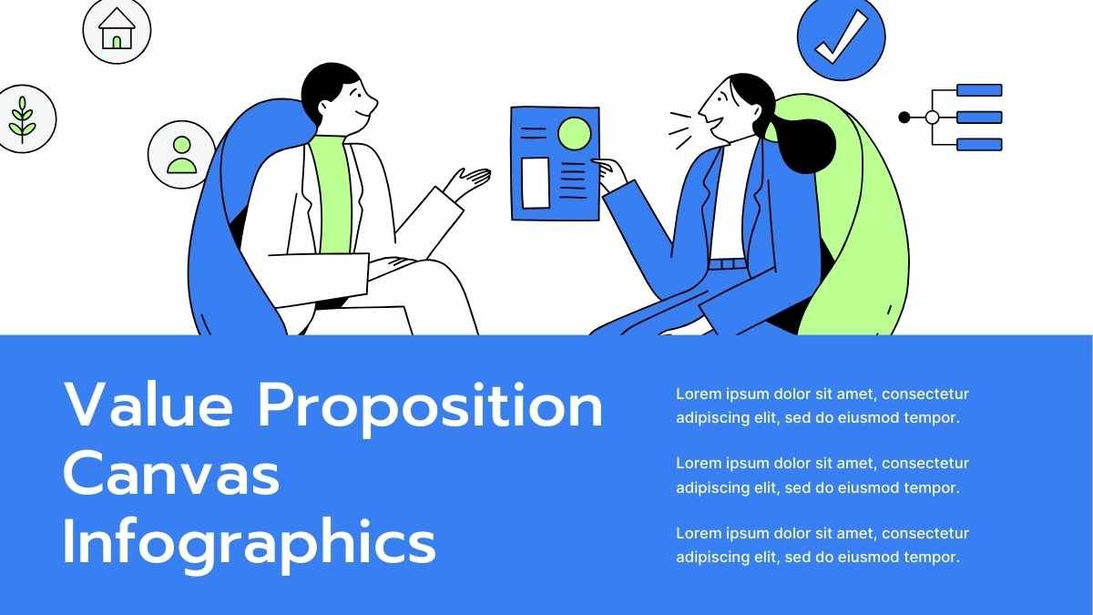 Modern Illustrated Value Proposition Canvas Infographics - diapositiva 8