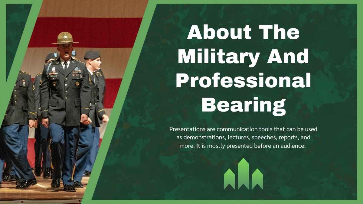 Modern Military And Professional Bearing Slides - slide 13