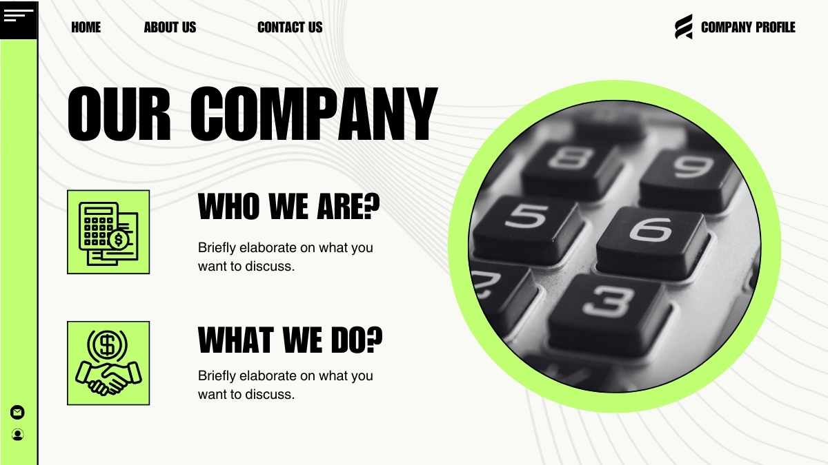 Modern Minimal Accounting Services Company Profile - slide 5