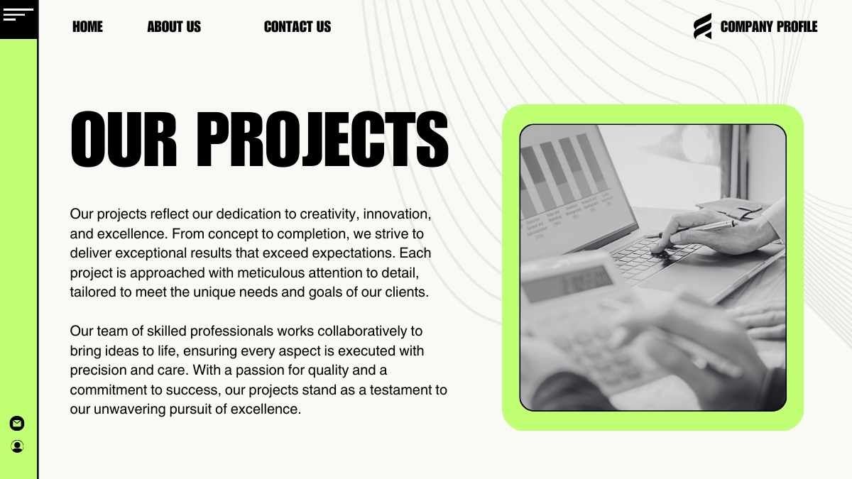 Modern Minimal Accounting Services Company Profile - slide 7