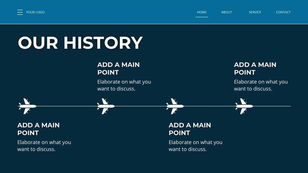 モダンでプロフェッショナルなブルーの航空会社ビジネスプラン ✈️ - slide 15