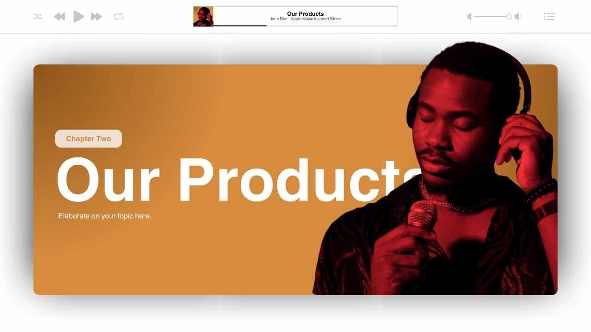 Modern Minimal Apple Music-Inspired Background Slides - slide 9