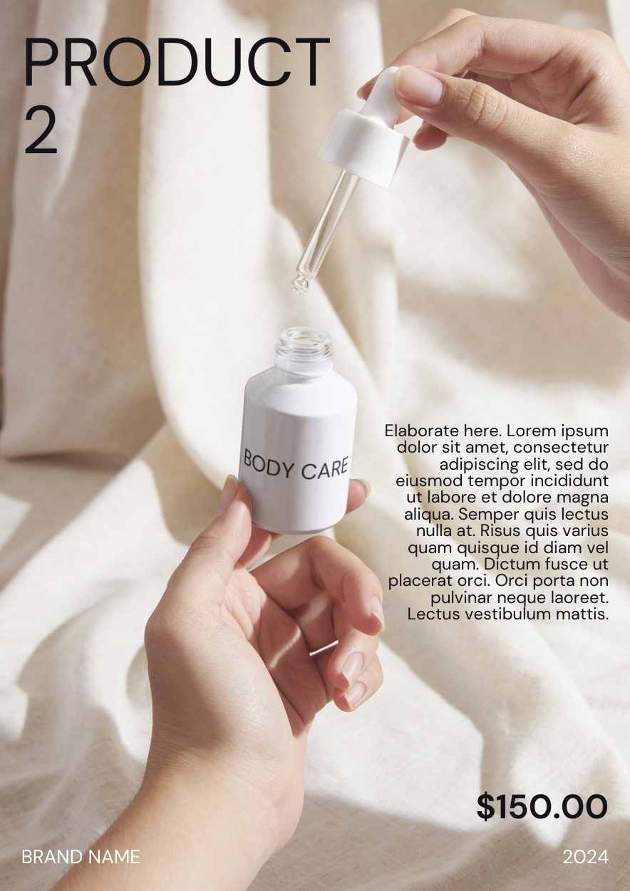 Modern Minimal Body Care Products Catalog - slide 8