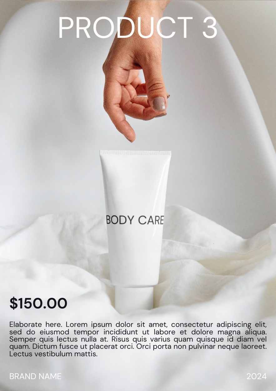 Modern Minimal Body Care Products Catalog - slide 9