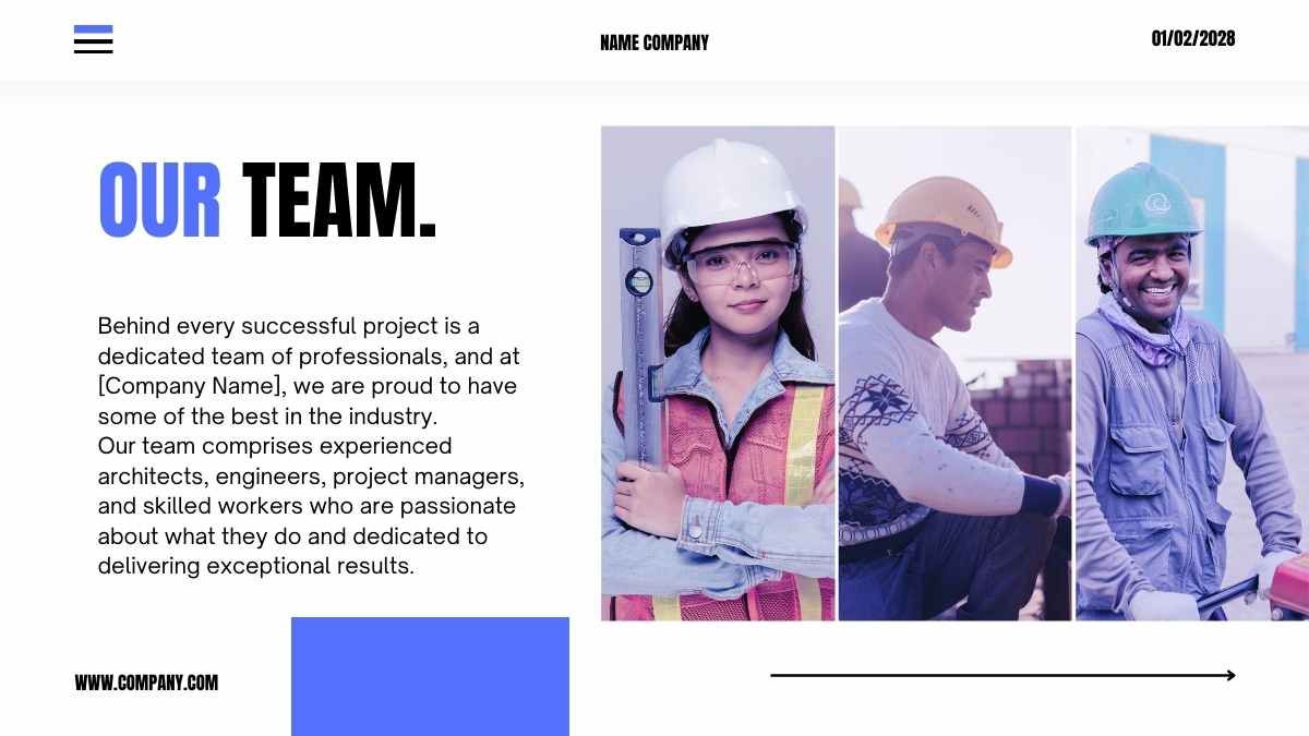 Modern Minimal Civil Construction Company Profile Slides - slide 11