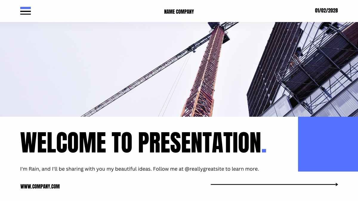 Modern Minimal Civil Construction Company Profile Slides - slide 4