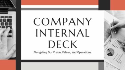 Modern Minimal Company Internal Deck Slides