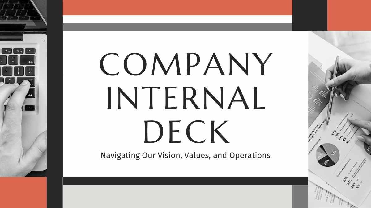 Modern Minimal Company Internal Deck Slides - slide 2