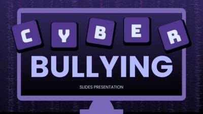 Slides Carnival Google Slides and PowerPoint Template Modern Minimal Cyber Bullying Slides 1