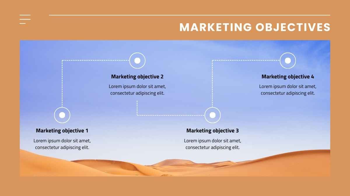 Modern Minimal Dubai Desert Safari Marketing Campaign Slides - diapositiva 9