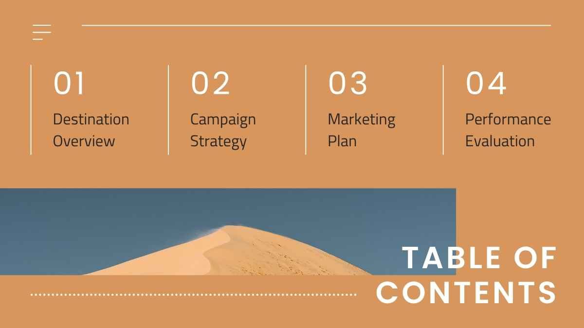 Modern Minimal Dubai Desert Safari Marketing Campaign Slides - slide 2