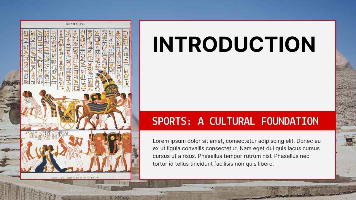 Modern Minimal Egypt Sports Slides - slide 2