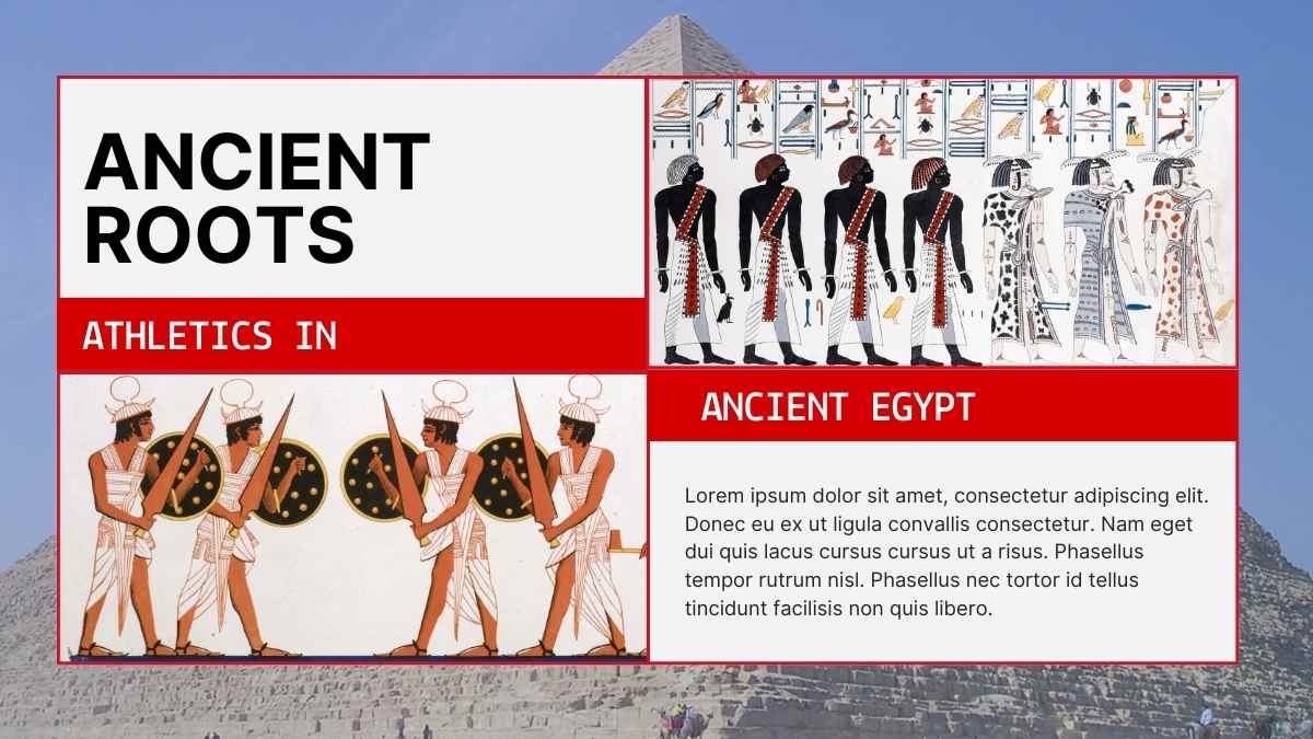 Modern Minimal Egypt Sports Slides - slide 3