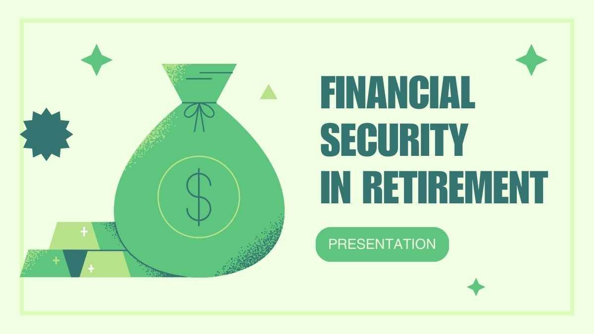 Modern Minimal Financial Security in Retirement Slides - diapositiva 2