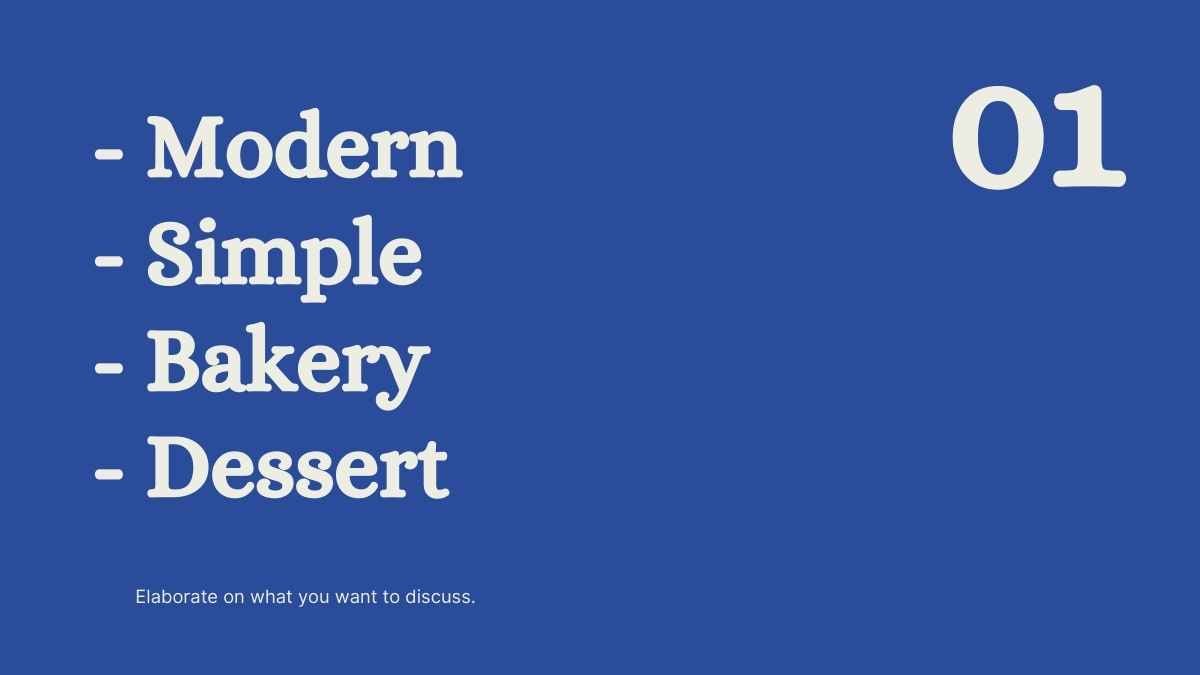 Modern Minimal Food Brochure Slides - slide 3