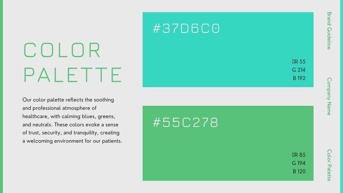 Modern Green Gradient Healthcare Professional Slides - diapositiva 13