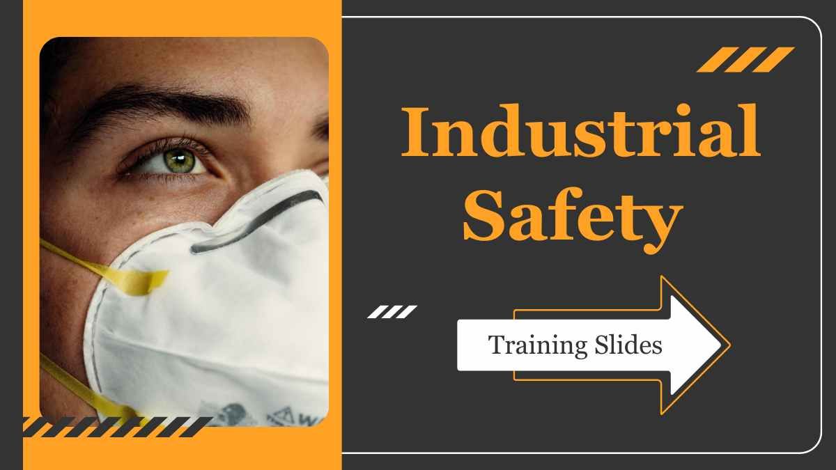 Modern Minimal Industrial Safety Training Slides - diapositiva 1