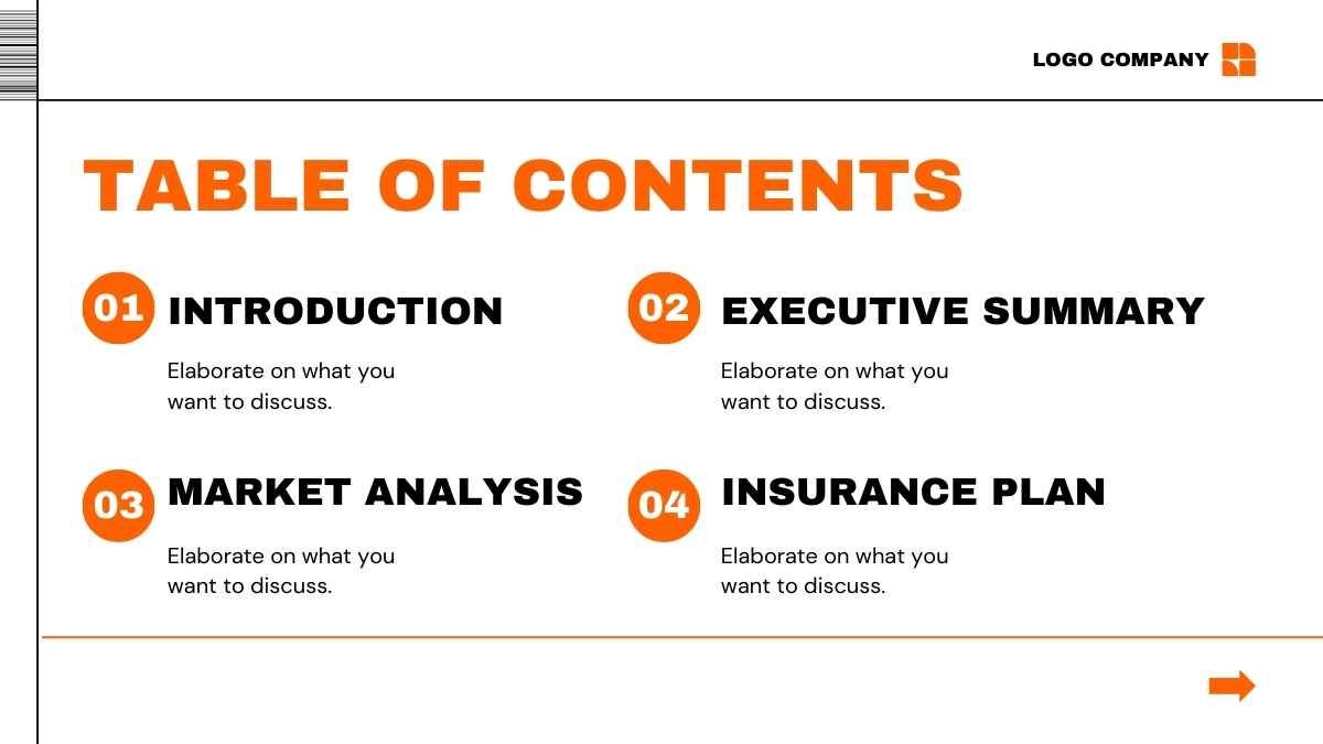 Modern Minimal Insurance Plan Proposal - slide 3