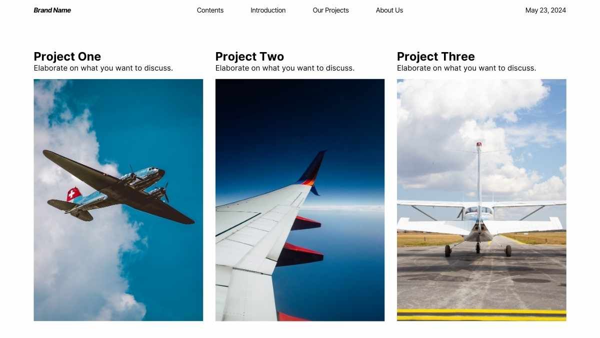 Modern Minimal Middle East Airline Business Plan - diapositiva 7