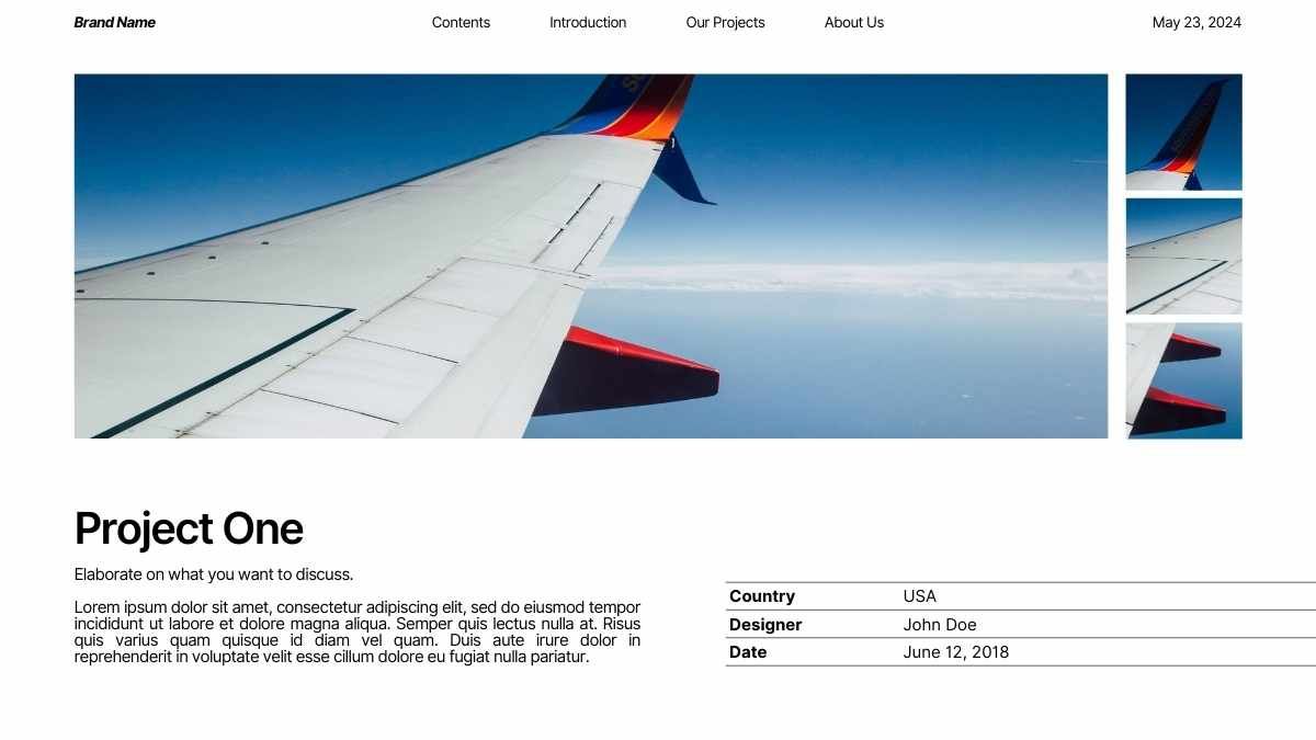 Modern Minimal Middle East Airline Business Plan - slide 9