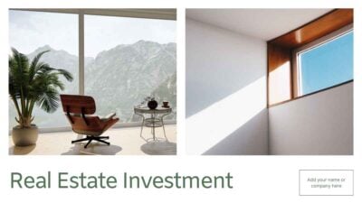 Modern Minimal Real Estate Investment Slides 1