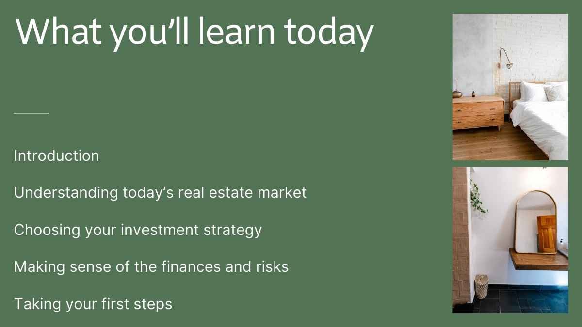 Modern Minimal Real Estate Investment Slides - slide 2