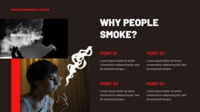 Modern Minimal Smoking Awareness Campaign