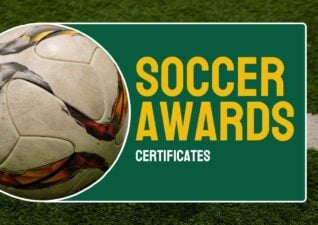 Modern Minimal Soccer Awards Certificate