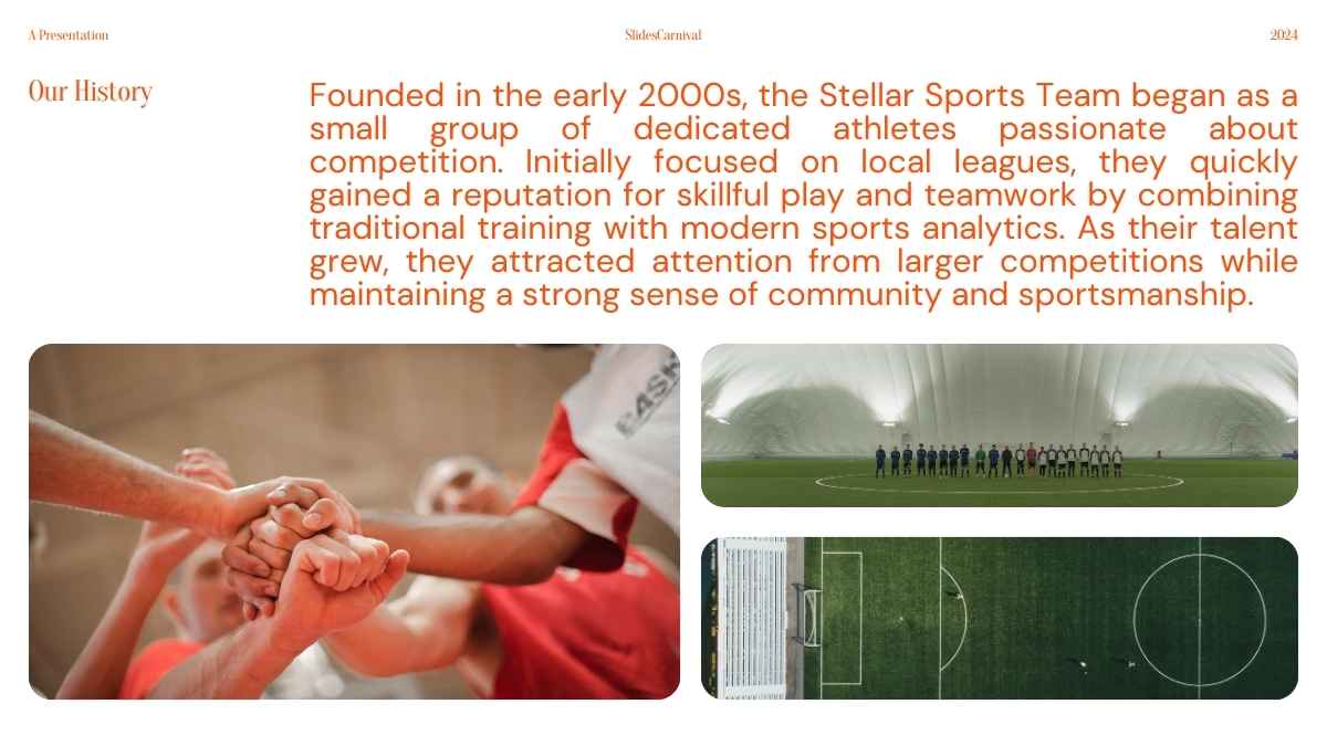 Modern Minimal Sports Agency Success Story Slides - slide 3