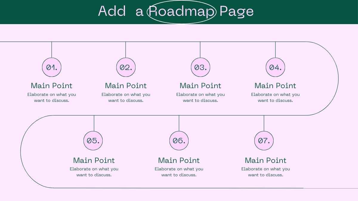 Modern Minimal Startup Creation Infographics Kit: Roadmap - slide 5